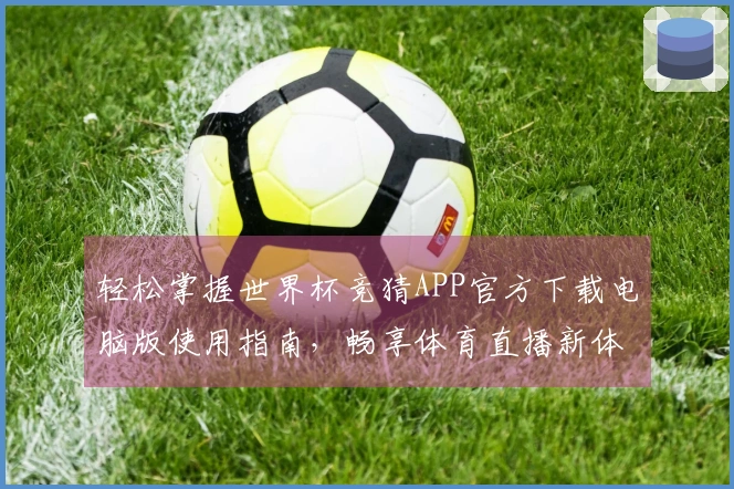 轻松掌握世界杯竞猜APP官方下载电脑版使用指南，畅享体育直播新体验