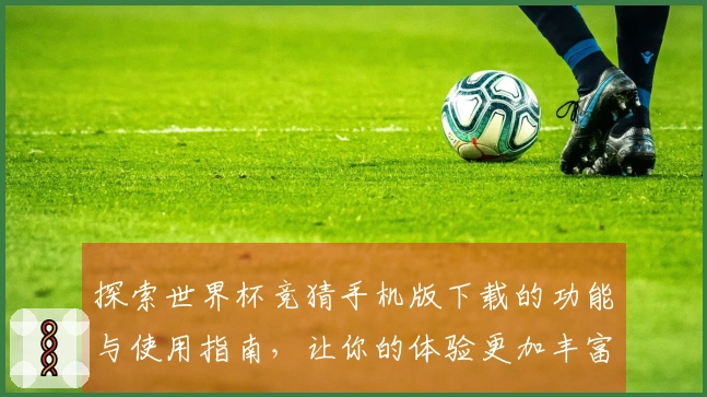 探索世界杯竞猜手机版下载的功能与使用指南，让你的体验更加丰富多彩
