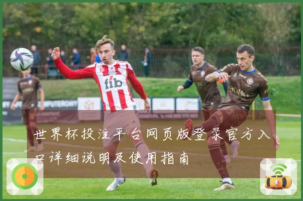 世界杯投注平台网页版登录官方入口详细说明及使用指南