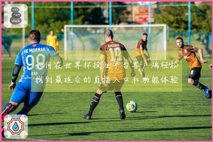 如何在世界杯投注平台客户端轻松找到最适合的直播入口和功能体验